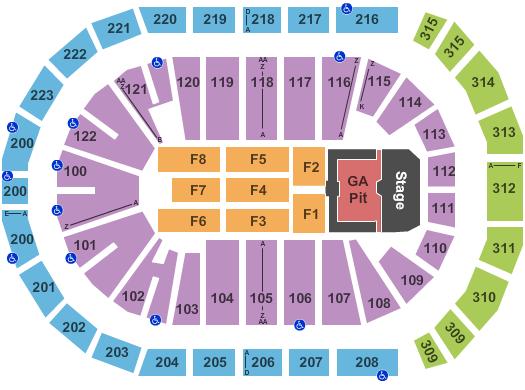 Gas South Arena Eric Church Seating Chart